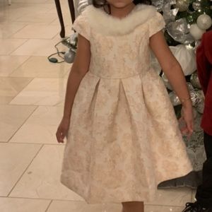 Janie and Jack girls holiday dress size 4.